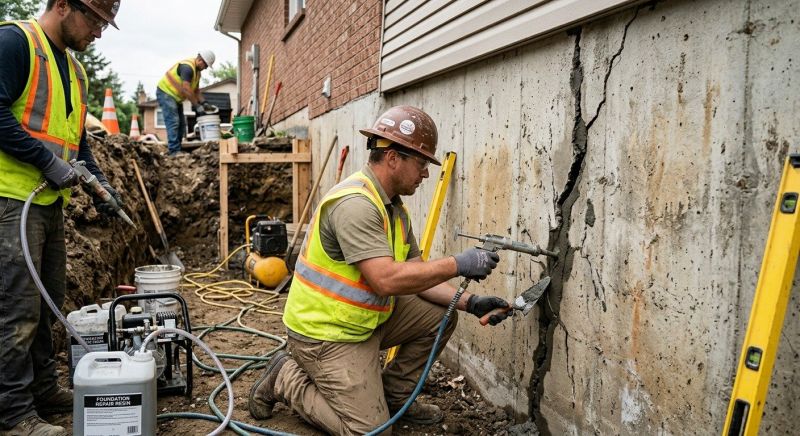 Cracked Foundation Repair in Hernando County, FL