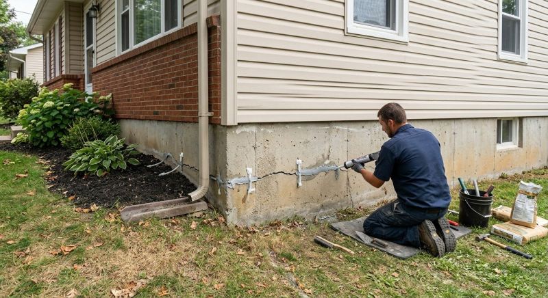Cracked Foundation Repair in Spring Hill, FL