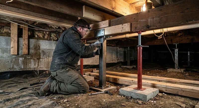 Crawlspace Structural Repair in Pasco County, FL
