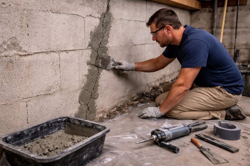 Foundation Crack Repair in Dunedin, FL