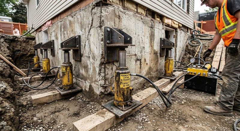 Foundation Jacking in Oldsmar, FL