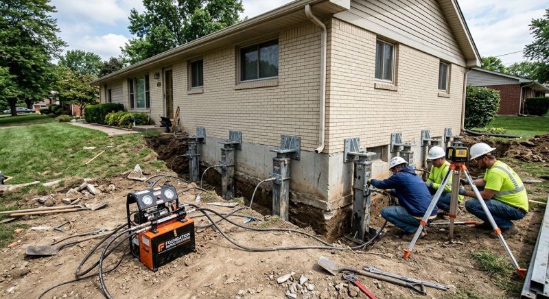 Foundation Pier Leveling in Pasco County, FL
