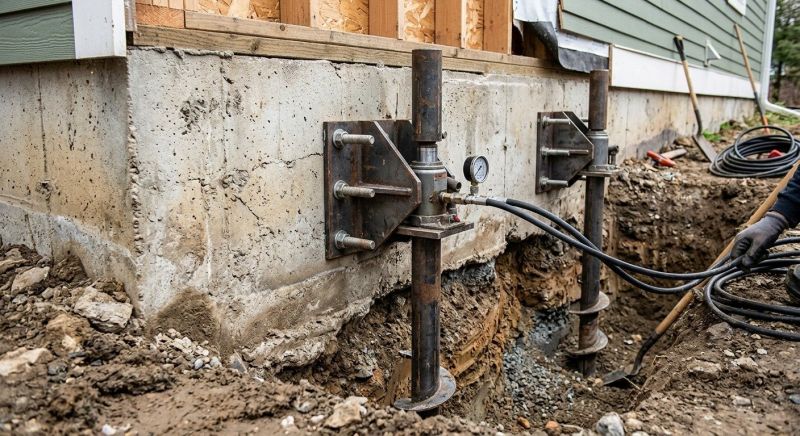 Foundation Pier Leveling in Pasco County, FL