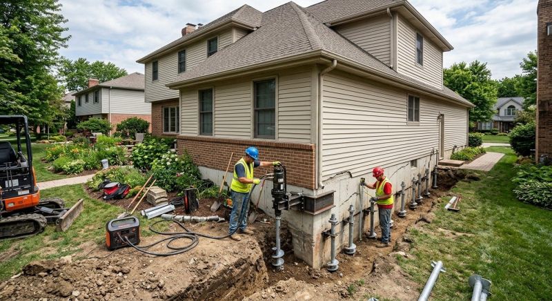 Helical Piers Installation in Pasco County, FL