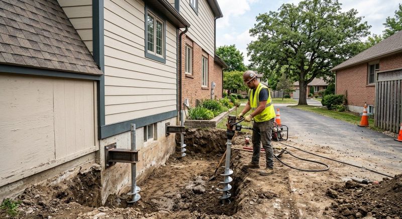 Helical Piers Installation in Pasco County, FL