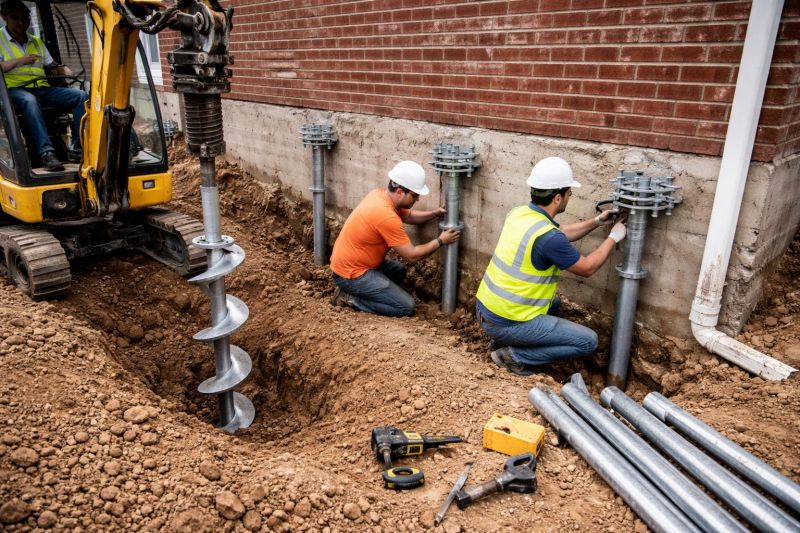 Helical Piers Installation in Pasco County, FL