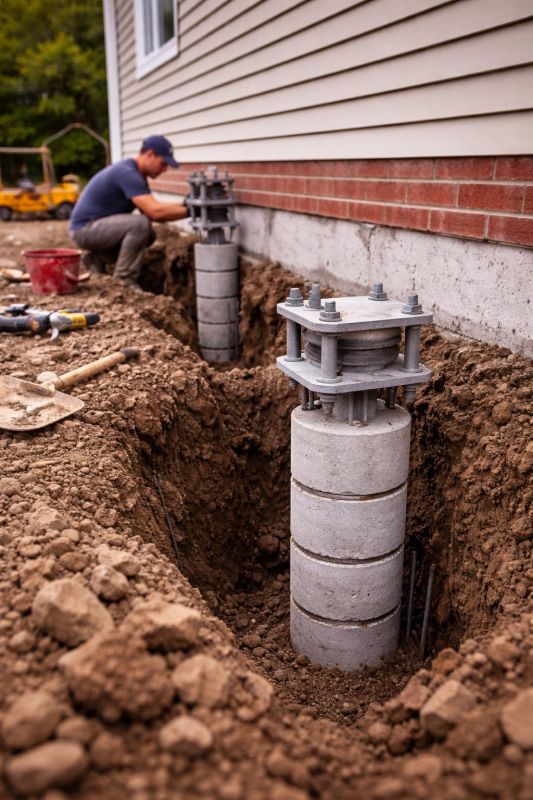 Helical Piers Installation in Pasco County, FL