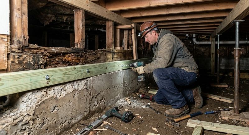 Sinking Foundation Repair in Dunedin, FL