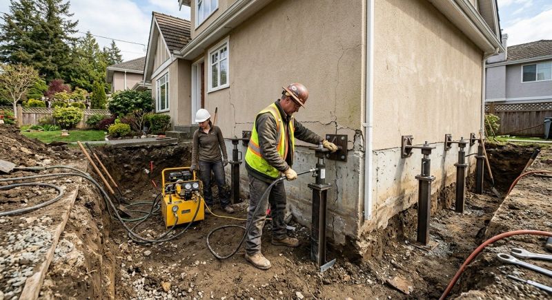 Sinking Foundation Repair in Pasco County, FL