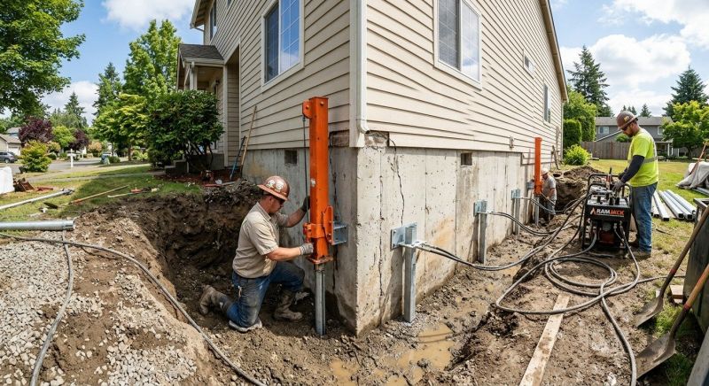 Sinking Foundation Repair in Tampa, FL