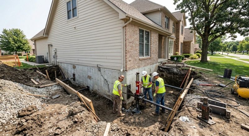 Sinking Foundation Repair in Tarpon Springs, FL