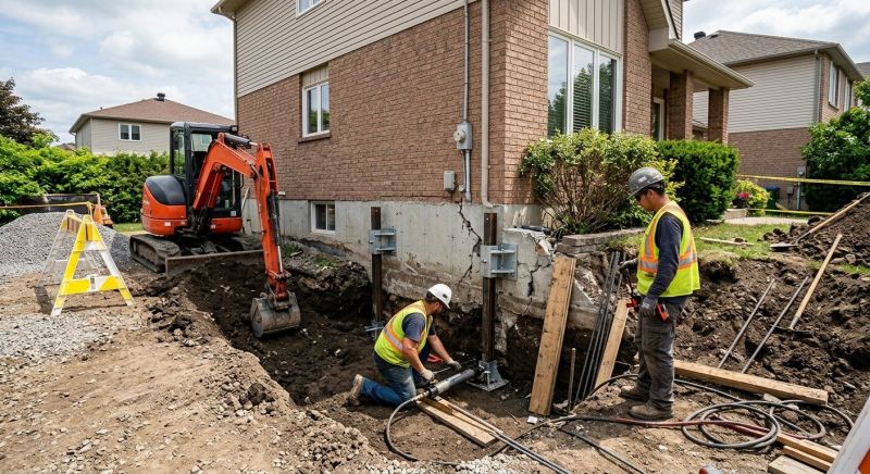 Sinking Foundation Repair in Tarpon Springs, FL